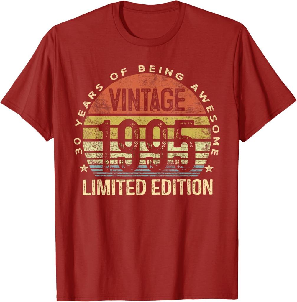 Vintage 1995 Limited Edition 30Th Year Old Gifts Unisex T-Shirt
