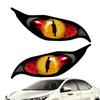 Car Eye Stickers - Eye Car Decal Mirror Sticker,2 Reflective Eye Stickers Scary Simulation