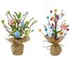 Home Vase Decoration Colorful DIY Painting Egg Flower Plant Easter Artificial Flowers Egg Easter Egg Flower For Seasonal Table