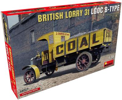 MiniArt Kit Modelo de Plástico Britânico LGOC Tipo B MA38027 1/35 3 toneladas