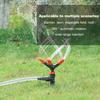 2 Pcs Irrigation Sprinklers 360 Degree Rotation 5-in-1 Large Coverage Area 5 Arm Irrigation Adjustable Angle Yard Lawn Greenhouse