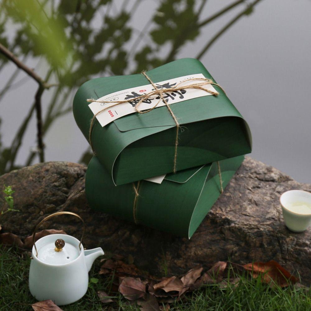 Portable Dragon Boat Festival Gift Box Handheld Luxury Gift Box Portable Gift Bag  Hotel Festival