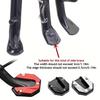 Aluminum Alloy Motorcycle Kickstand Pad - Non-Slip Side Stand Plate with Enlarged Base