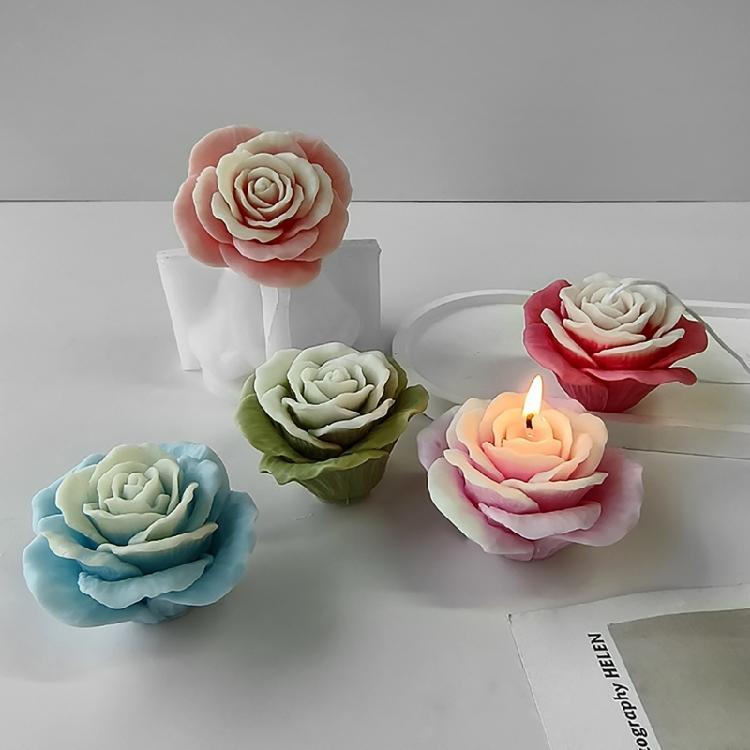 Flower Pendant Resin Mold Handmade Silicone Mould DIY Aromatherapy Candle Mold