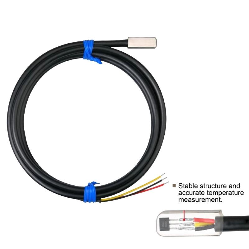 DS18B20 Digital Temperature Sensors Probe with Wide Ranging - 55℃ to 125℃ Suitable for Industrial and Home Equipment Use