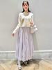 Sheer tulle skirt CWFS255060GRY36