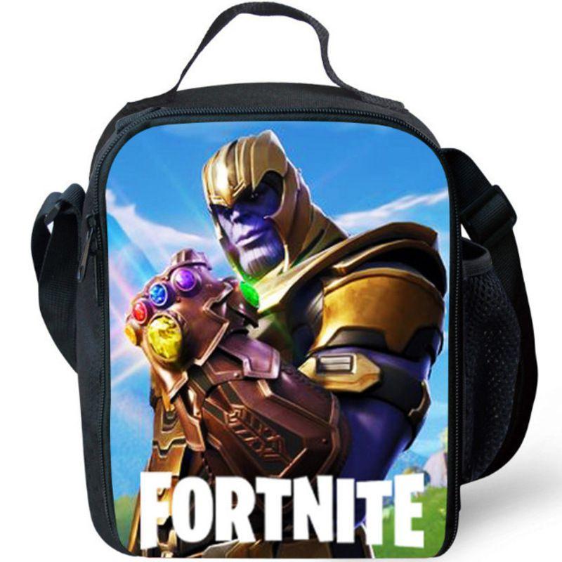 Student School Battle Bag Girls Boys Snack Bags Lunch Kids Box