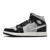 Air Jordan 1 Mid SE Black Chrome Women Sneakers Metallic-Silver Light-Smoke-Grey Sail FB9892-002