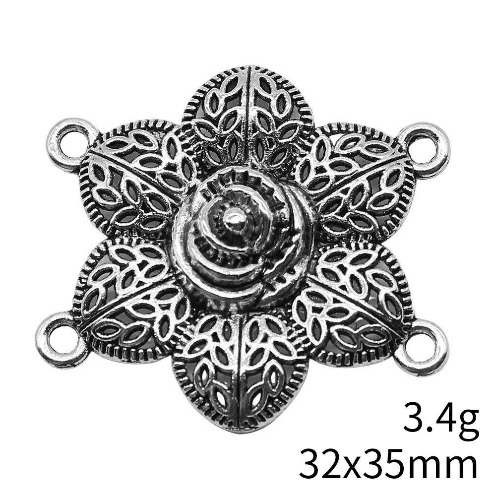 

День благодарения Ювелирные находки и компоненты Четырехдырочный соединитель для ожерелья Аксессуары Детали Дешевые Милые Вещицы Украшения и Аксессуары A20-5pcs-32x35mm