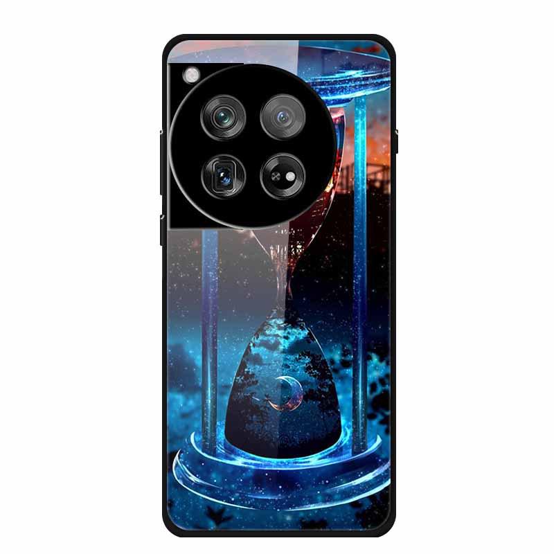 Personalized Seven-Colored Tempered Glass Phone Case for OnePlus 12 - Unisex