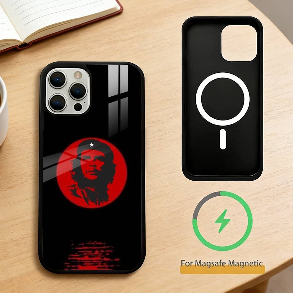 

Che Guevara Phone Case For iPhone 14,16,15,13,17,12,Plus,Pro,Max Magnetic For Magsafe Frosted Cover iPhone15Plus