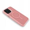 Case for iPhone 14 Pro Max Magsafe Magmat Reinforced Case Pink + Glass
