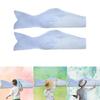 White Japanese Carp Flag Satin DIY Fish Flag Creative Blank Japanese Koi Fish Flag  Children