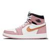 Zapatillas Air Jordan 1 High Zoom Pink Glaze para mujer, color blanco cactus y flor, vela CT0979-601