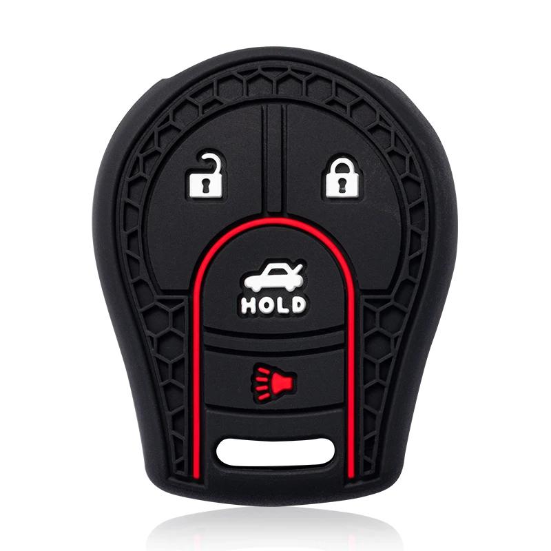 

Remote 4 Buttons Car Key Silicone Case Cover Shell For Nissan Maxima Versa Altima Sentra Tiida Armada X-Trail