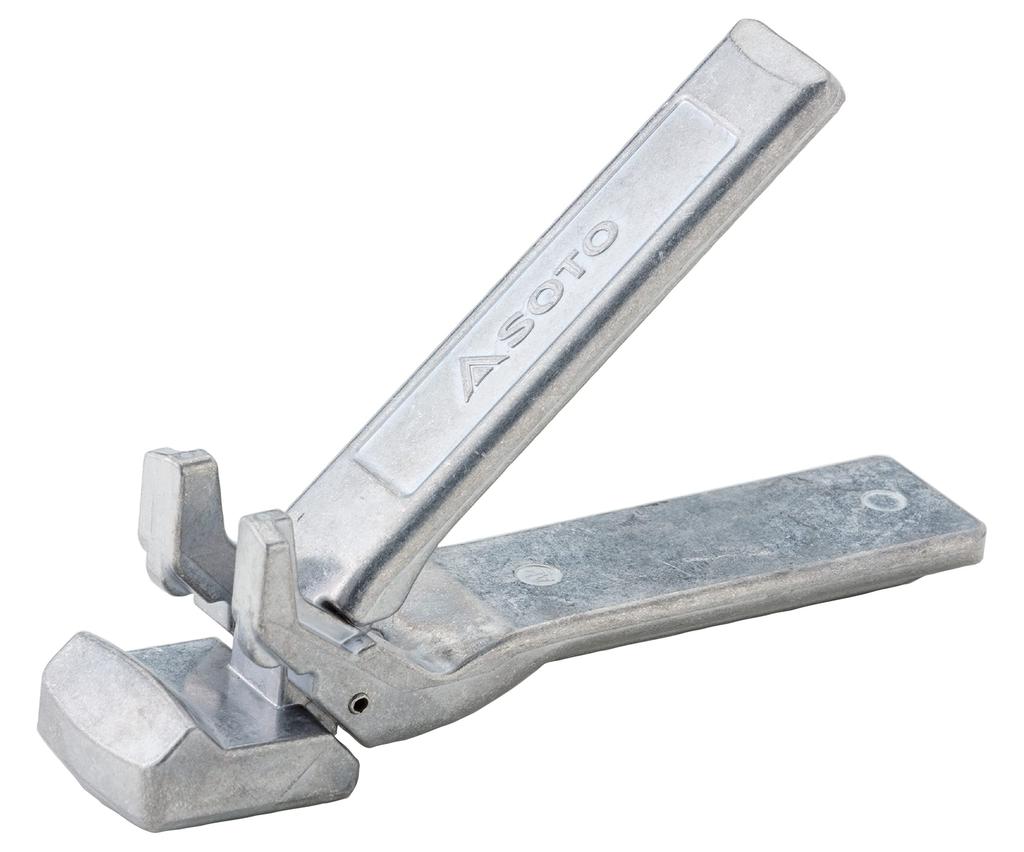SOTO GORA Lifter ST-9501, a convenient, easy-to-use, space-saving, compact handle/potholder/knob stand with magnet.