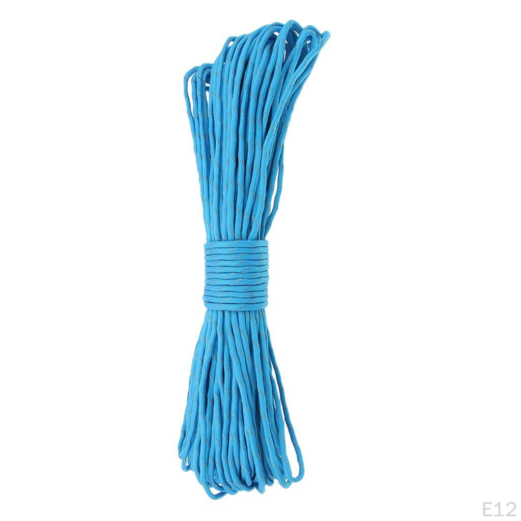 34 Yard Reflective Nylon Cord Tent Guyline Rope for Camping Canopy Awning Outdoor Packaging