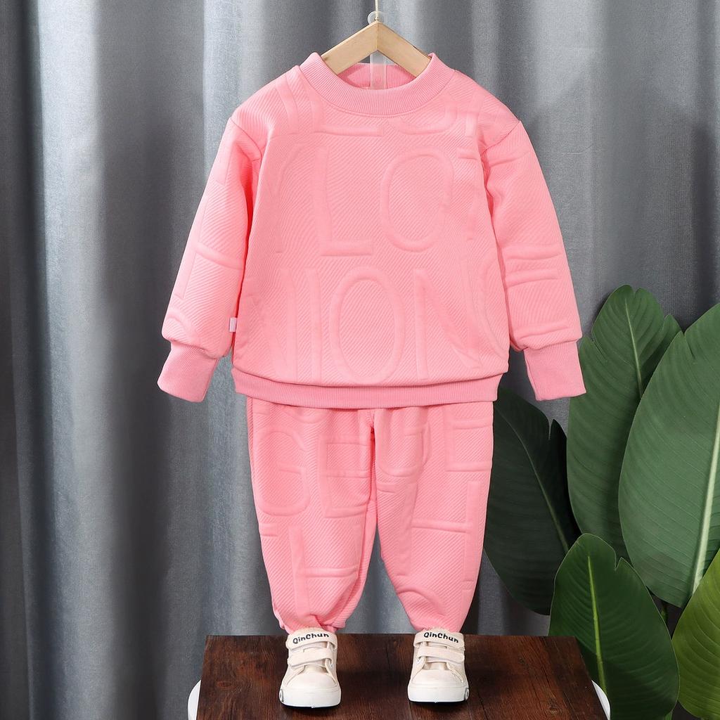 Boys' Autumn Suits, Girls' Baby Sweaters, Two-piece Suits, Children's Casual Clothes, Small and Medium-sized Children's Clothing Trend