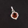 Cushion Citrine Gemstone Sterling Silver Wife Gift Engagement Unique New Pendant PP-2-9