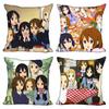 New Arrival KON Anime Girl Pillow Case For Home Decorative Pillows Cover Square Zippered Satin Fabric PillowCases XX
