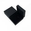 2pcs Black, Flip Up Jewelry Box, Fashion Accessory Box, Ring Box, Pendant Box, Paired Ring Box, Flip Up Men's Cufflink Gift Box