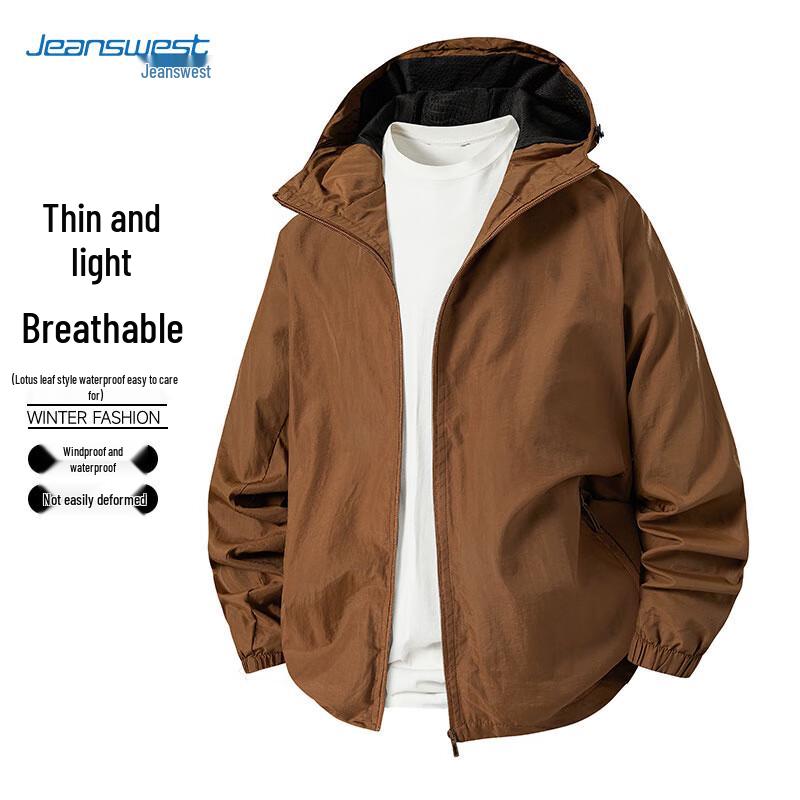 Jeanswest Men's Hooded Casual Jacket