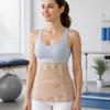 Waist Belt with Aluminum Plate Comfortable Back Brace Support Stays Elastic