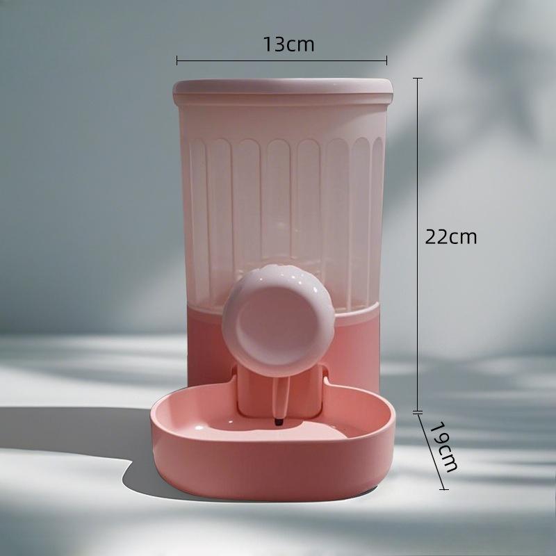 

Подвесная миска для питомца, Автоматическая поилка для кошек, Подвесная автоматическая кормушка, Миска для собаки два в одном Feeder розовый