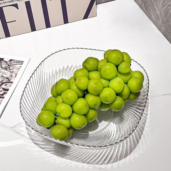 

Современная легкая роскошная корзина для хранения фруктов, большая вместимость, элегантный дисплей и сервировочный поднос, органайзер для кухонной стойки белый