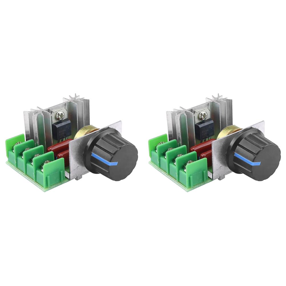 

AU AC 220V 2000W SCR Регулятор напруги 25A Термостат Малий диммер (без Світу