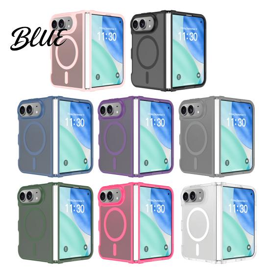 Clear Protective Case for IPhone Magnetic Matte Phone iPhone 2026 New, Full Hinge Non Slip Grip Protection, Not Yellowing Military-Grade Drop