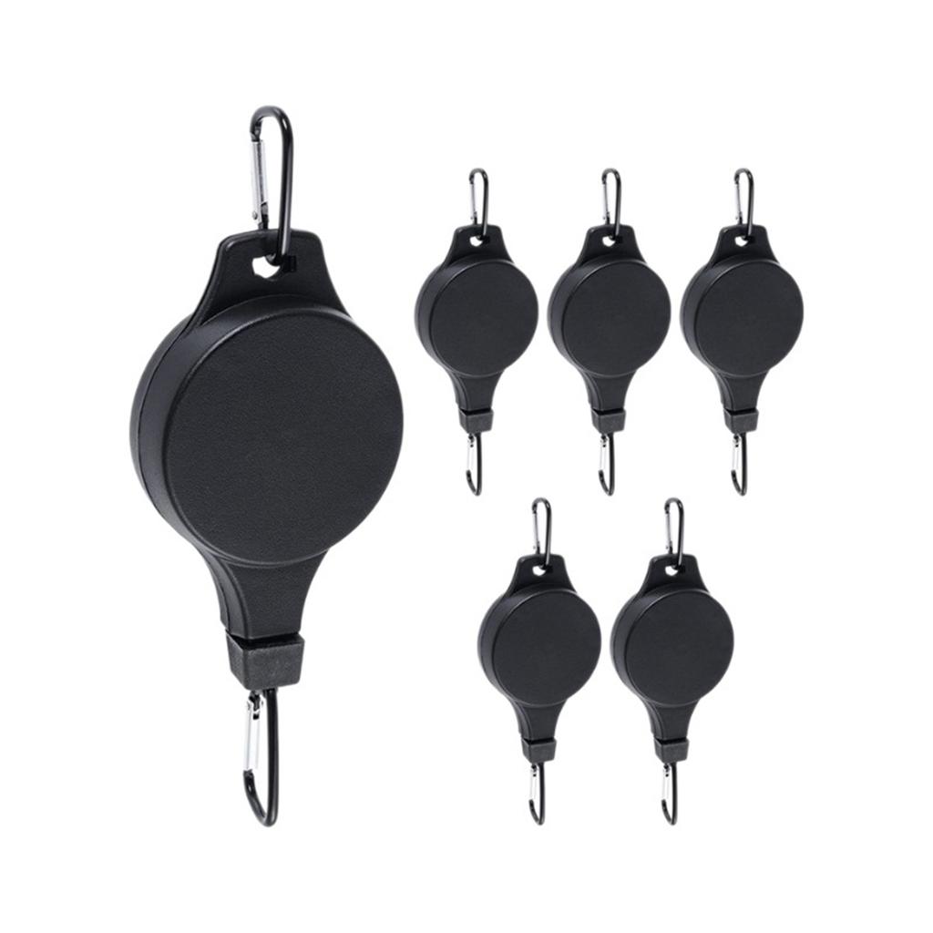 1 st Växtkrok Hjul, Infällbar Växthängare Lättåtkomlig Hängande Blomkorg för Trädgård Korgar Krukor och Fågelmatare