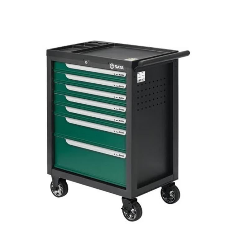 SATA 09930 7-Drawer Metal Tool Cart
