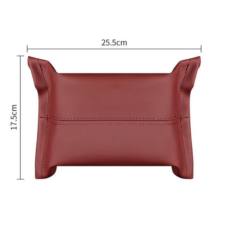 WVQ5 Car Tissue box Interior Leather Paper Tissue Storage Box Accessory For Mercedes Benz AMG W204 W205 W203 W211 W212 W213 W169 W220