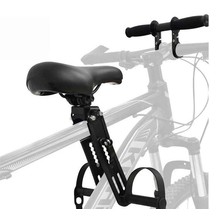 Safety Child Bicycle Seat Bike Front Baby Seat Outdoor Kids Saddle Pedals Support Back Rest Bike Seat