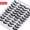 Imitation Mink Hair False Eyelashes Russian Curly Messy Fried Hair Dense Simulated Eyelashes