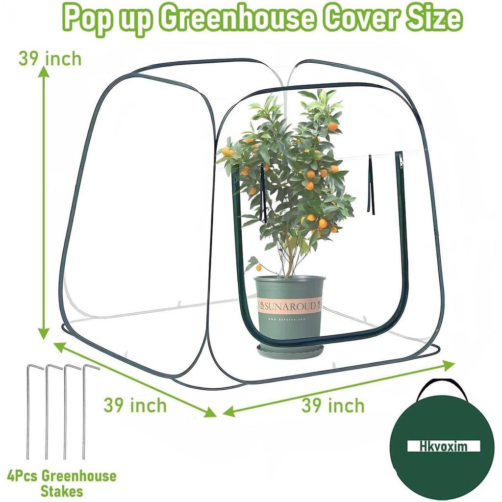 Mini Greenhouse Vegetable Wintering Supplies Plant Protection Green House for Gardeners Growers Beginners Vegetables Fruits