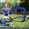Pop Up Soccer Goals Nets for Backyard Beach Soccer Training Net Mini Portable Foldable Lightweight Indoor Outdoor Football Goal