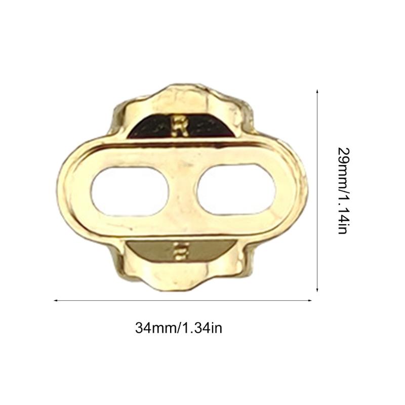 Bicycles Cleats Cycling Cleats with Screw and Wrench Bike Pedal SPD Shoes Adapter Cleats Locking Plate Easy To Install