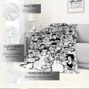 For Hip Hop,Culture,Icons Themed Flannel Blanket, Glam Style, Digital Print, All Season Comfort, ,for Cozy Plush Flannel Cover103