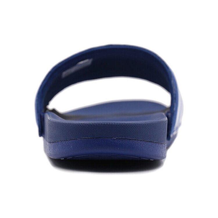 Adidas Adilette Rubber Sole Slip Resistant Slip Resistant Slide Slippers Unisex Blue White aq4936