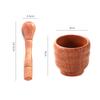 1Set Grinding Tool Set Ergonomic Pestle Mortar Bowl for Garlic Ginger Spices Pills Medicine Powder Kitchen Gadget
