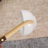 Brass Tea Ceremony Tools Set With Wooden Handle - Tongs Spoon Knife Brush Fork Gongfu Accessories