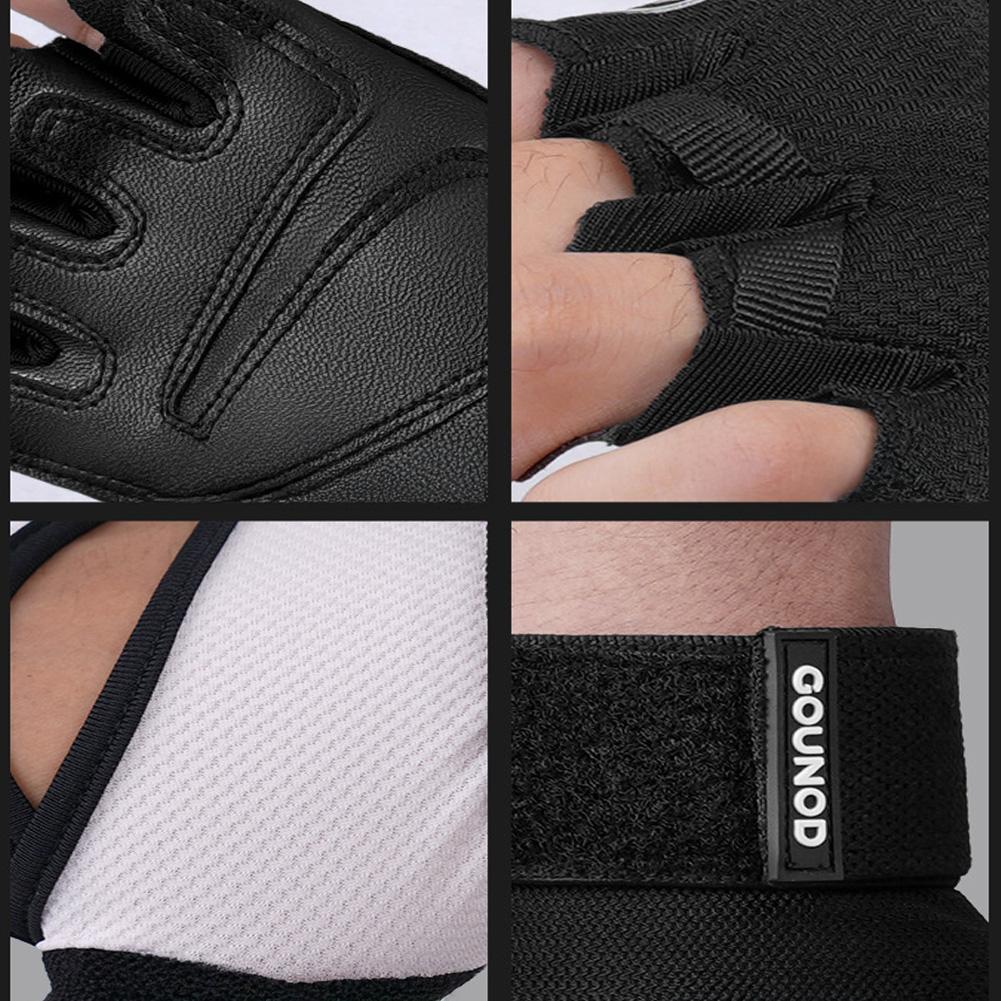 Breathable Workout Gloves for Men Women Hollw Out Padded Weightlifting Cycling Rock Climbing Gloves with Wrist Wraps Support