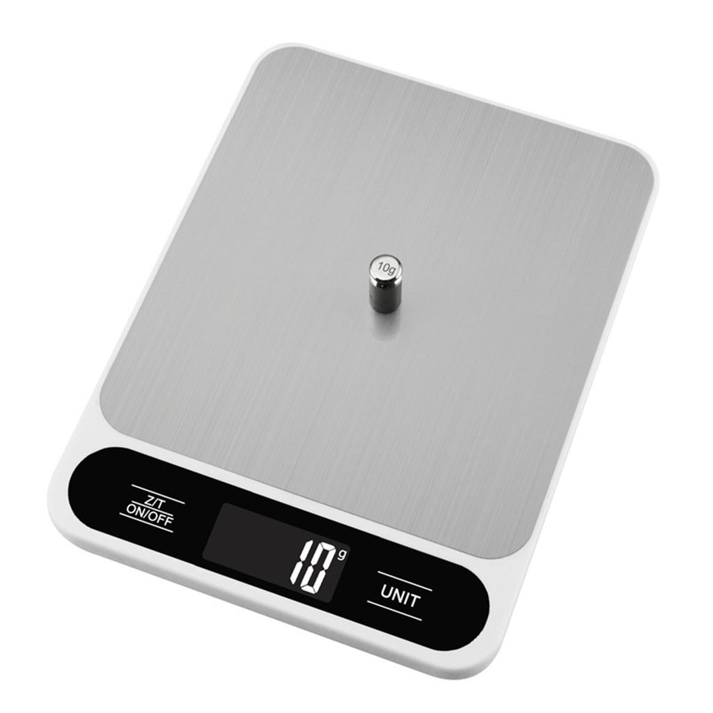 5/10/15KG Digital Food Scale Rechargeable Electronic Scale with LCD Display Kitchen Gram Weight Scales Multifunctional