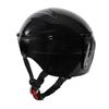 MOTO BASE SG/PSC Standard Airy Half Helmet for Motorcycles | MBHL-HF01 | Black | One Size Fits Most (57-60cm)
