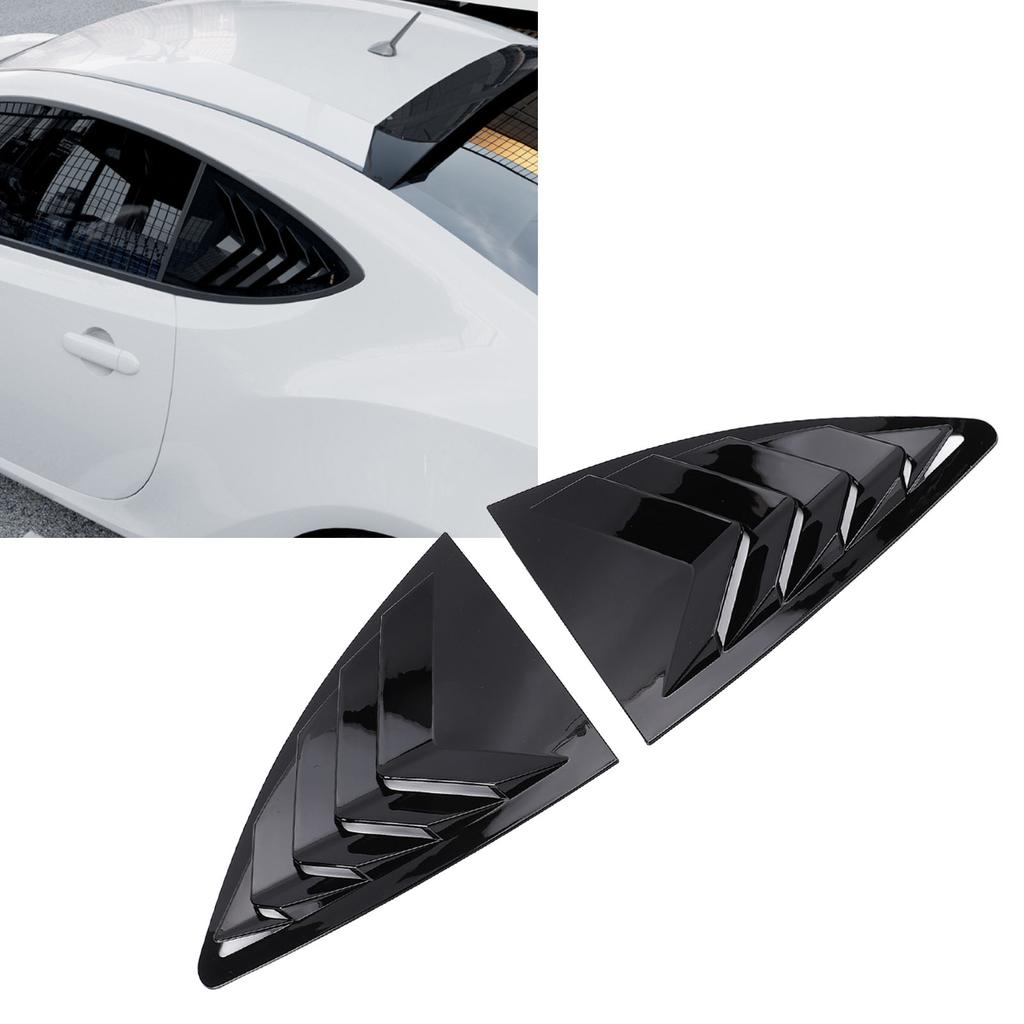 P of Rear Side Window Louver Vent Left Right Window Shutter Cover Trim Replacement for 6 2013-2020