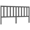VidaXL Headboard Bedroom Furniture Head of Bed Frame Bed Accessory Double Interior Grey 206x4x100 Cm 817762
