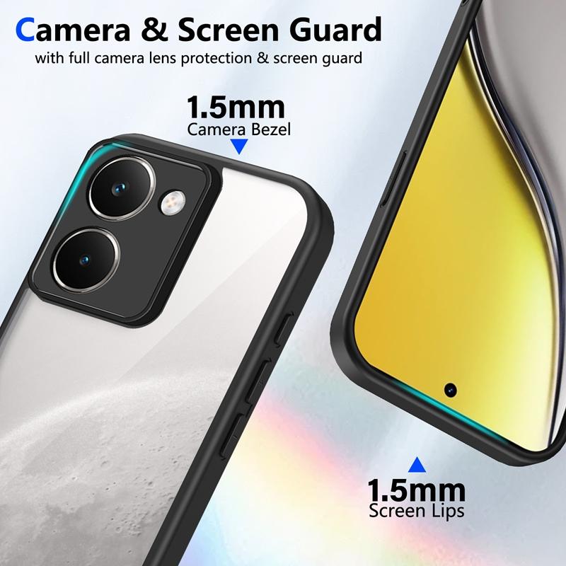 Transparent Silicone Case For Realme P3 RealmeP3 P2 P1 Pro Ultra P3X Speed PC Back TPU Bumper Shockproof Clear Phone Cases Cover