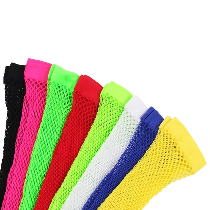 Fishnet Arm Gloves Women Fingerless Gloves Sexy Club Arm Sleeves Party Handwear Fishnet Gloves Music Festival Gloves